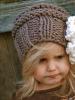Gorros infantiles para niñas tejidos con descripción Gorros elegantes para niñas de 3 años tejidos
