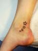 Tatuaj cu stea pe picior: sens, pentru cine este potrivit, fotografie